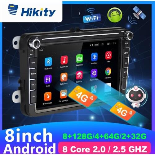 Hikity Car Multimedia player 2 Din Android 8.1 GPS Car Autoradio Radio For VW/Volkswagen/Golf/Polo/Passat/b7/b6/SEAT/leon/Skoda