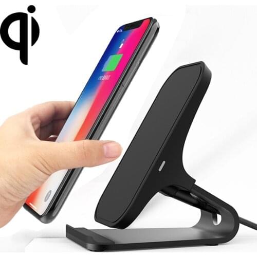 Haweel Intelligent Dual Coil Design Qi Standard Holder Wireless Charger with Indicator Light For iPhone X & XS & XS Max & XR