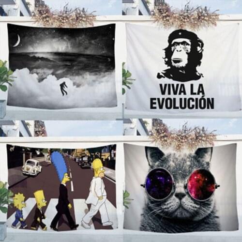 Large rock music hanging flag banner popular band LOGO poster Wall Sticker tapestry Bar cafe banquet wall hanging decor cloth F