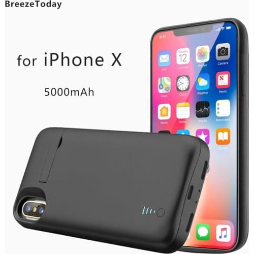 Power Case Battery Case For iPhone X XS XR XS Max 5000mAh Battery Charging Case Charger Case Power Bank