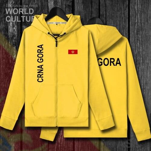 Montenegro MNE Crna Gora Montenegrin ME Black Mountain coats mens fleeces hoodies winter clothes men jackets jerseys tracksuit