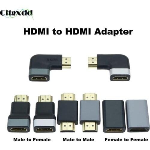 Cltgxdd 1PCS HDMI Adapter HDMI Female to Male F-F M-F Converter 4K HDMI 2.0 Extension Connector for PS4 HDMI Cable HDMI Extender