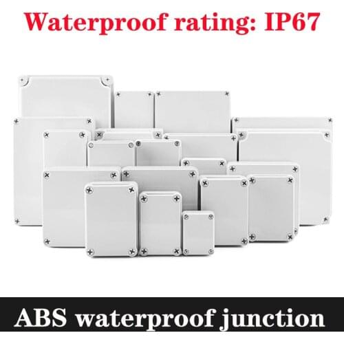 Outdoor Waterproof Case Enclosure Plastic Box Electronic Project Case Waterproof Junction Box for Electronics ABS Junction Box