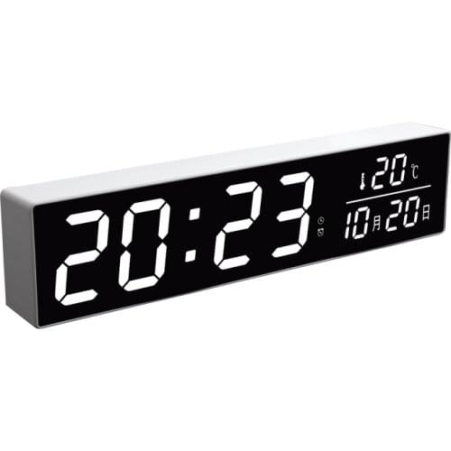 Electronic Desktop Alarm Clock Simple Calendar Clock Luminous Alarm Clock Nordic Style Digital Zegar Led Home Decor DD60AC