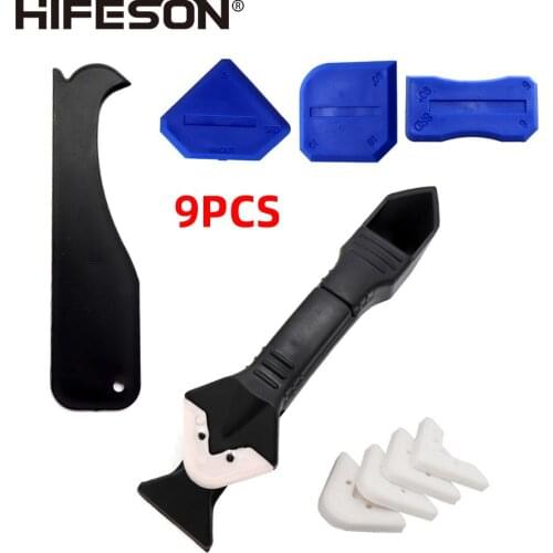 HIFESON Silicone Caulk Spatula Spatula, Used for Door and Window Caulking Tool Kit Silicone Caulking Tool