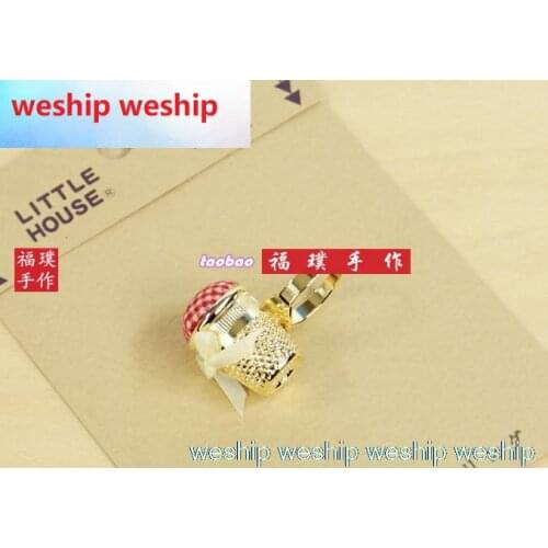 LITTLE HOUSE Hand Tools Pincushion ring (free) (The cloth color is not fixed.)