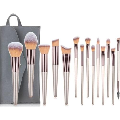 14PCs Makeup Brushes Set Concealer Eyeshadow Foundation Blush Lip Eyebrow Brushes Set For Face Women Beauty Cosmetic Tools Kit