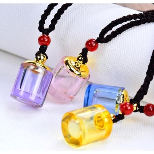 Openable Crystal Vial Necklace Women Pendant Memorial Ash Bottle Cremation Pet Urn Jewelry