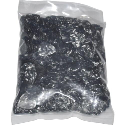 Wholesale 1000pcs Medium 0.71mm Blank Guitar Picks Plectrums Celluloid Pearl Black