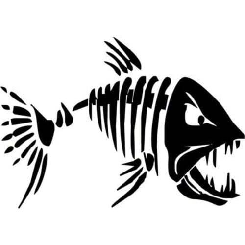 Personality Interesting Terror Mad Fish Funny Car Sticker Decal Car Window Decoration Vinyl Stickers Motorcycle Accessories