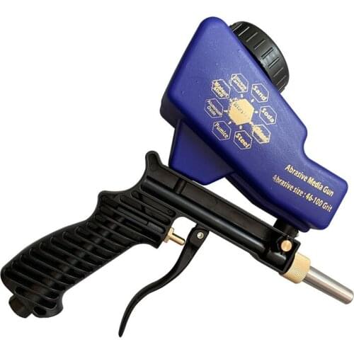 Portable Gravity Sandblasting Gun Pneumatic Sandblasting Set Rust Blasting Device Small Sand Blasting Machine