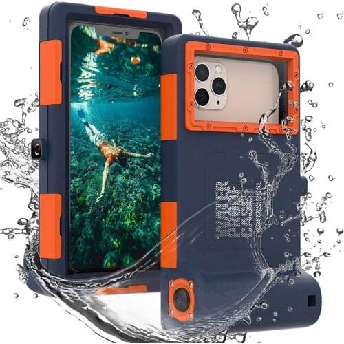 Professional Diving Phone Case For iPhone 11 Pro Max X XR XS Max 7 8 Plus Waterproof Depth CellPhone Photo Video Cover Cases