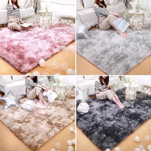 Modern Motley Plush Carpets For Living Room Soft Fluffy Rug Home Decor Shaggy Carpet Rug Coffee Cloakroom Bedroom Area Table Mat
