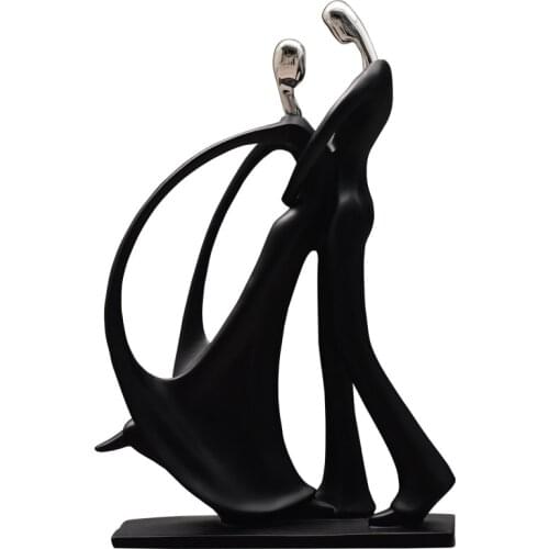 Modern handicraft dancers Resin Tango Statue Waltz Miniature Latin Dancing Figurine Wedding Lover Gift Home Decoration