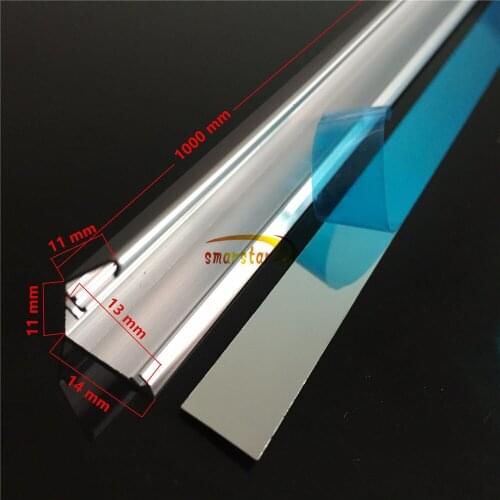 Smarstar 100cm V shape corner aluminum profile shell reflective tape 1m channel heat sink for 12mm width hard LED strip light #3