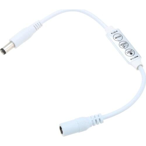 Led Strip Control Mini 3Key 11key Manual Dimming Switch for Single Color Strip Lighting 3528 5050 Led Strip DC12V