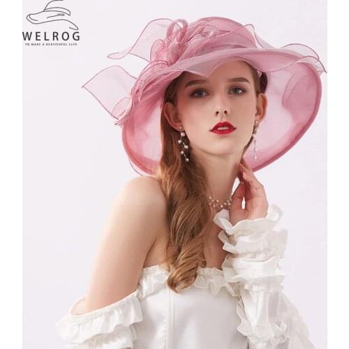 WELROG Women's Wide-brimmed Hats