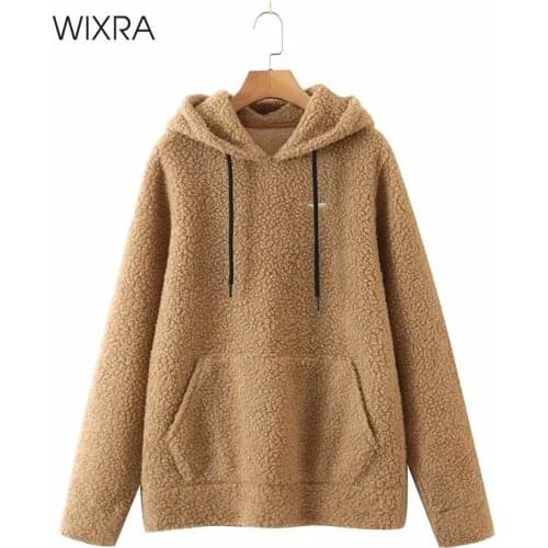Женские флисовые толстовки Wixra China At AliExpress