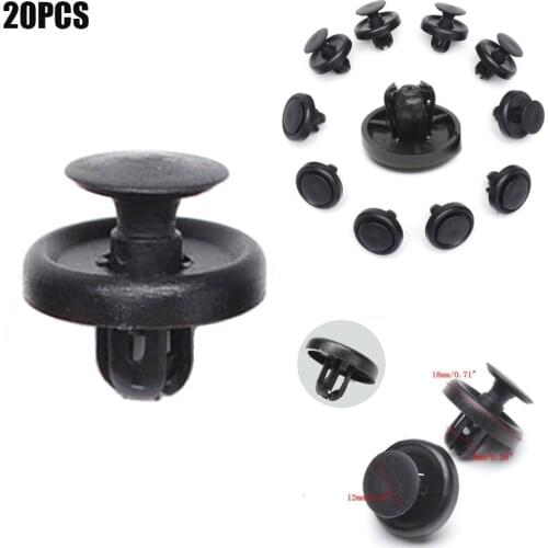 20Pcs Car Rivet Auto Bumper Fastener Retainer Fixed Clamps Door Trim 7mm Panel Engine Cover Clips 9046707201 For Toyota/Lexus