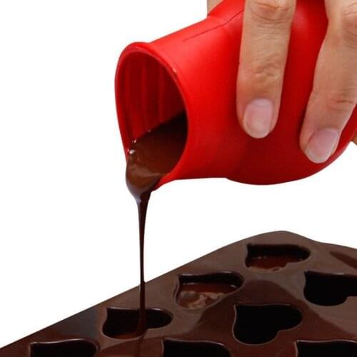 Liquid Chocolate Seperaters Dispensers Melt Containers Non-stick Silicone Moulds Cake Desserts Cupcake Cookies Decorating Tools