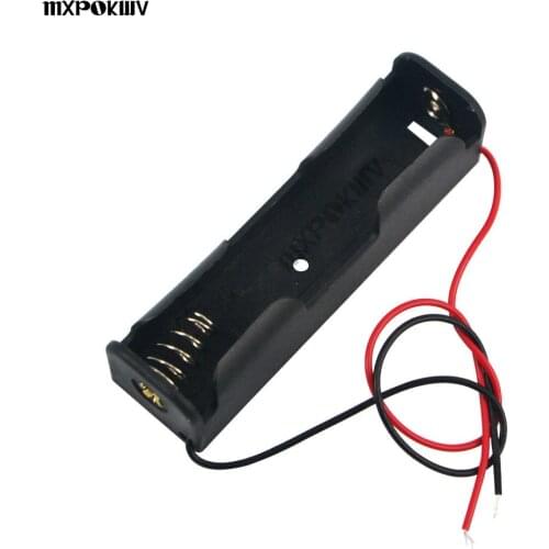 1Pcs Black 18650 Battery Holder 3.7V Clip Holder Box Case For Rechargeable Li-ion Battery Storage Box 18650 Battery Holder