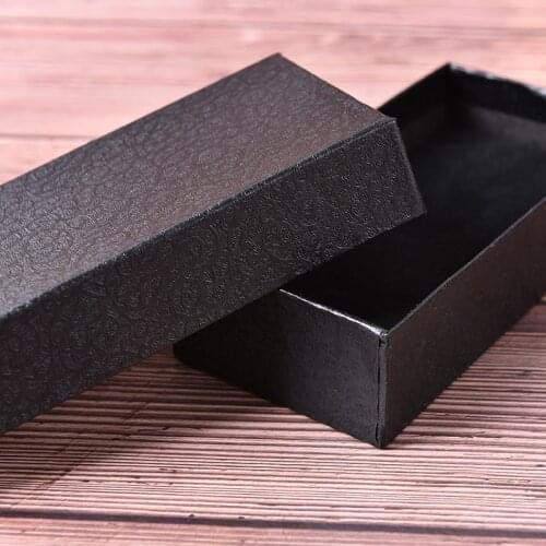 1pc rectangle black watch packaging carton gift box jewelry accessories box