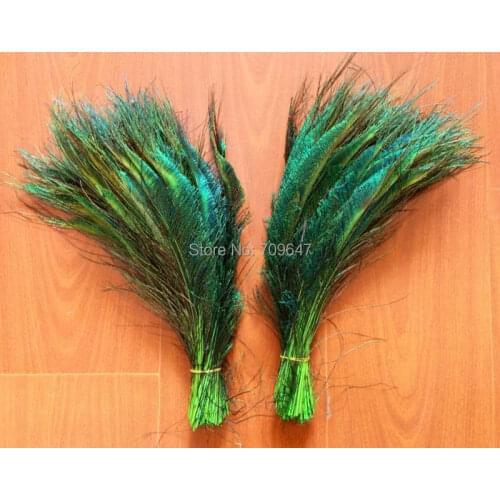 100Pcs/Lot!Lime Green dyed Peacock Sword Cut Wholesale Feathers,Light Green Craft Floral Feathers,Wedding Decorations,Halloween