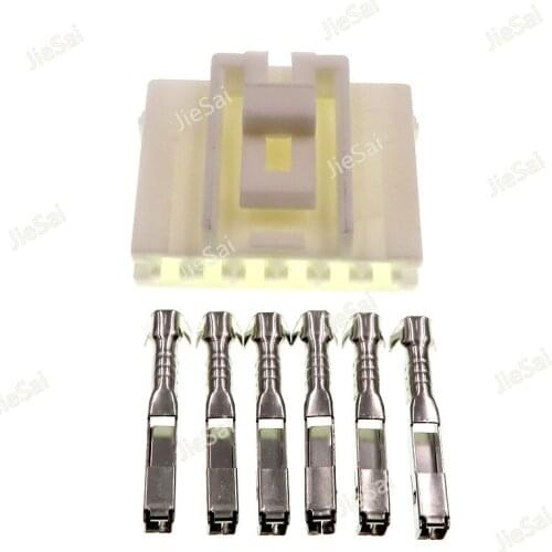 6 Pin 7283-1061 Electrical Auto Connector With Terminals For Car Auto