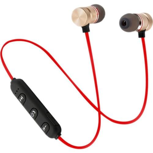 XT6 Bluetooth Wireless headphone Sports In-ear Earphone Neck Hanging Stereo Headset Earbuds Noise Reduction With Mic