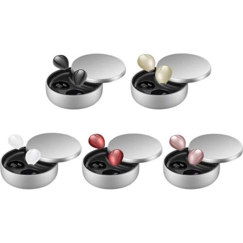 Small Wireless Earbuds,Bluetooth Earbuds with Charging Case Bass Sounds Sports Headphones with Mic for Phone