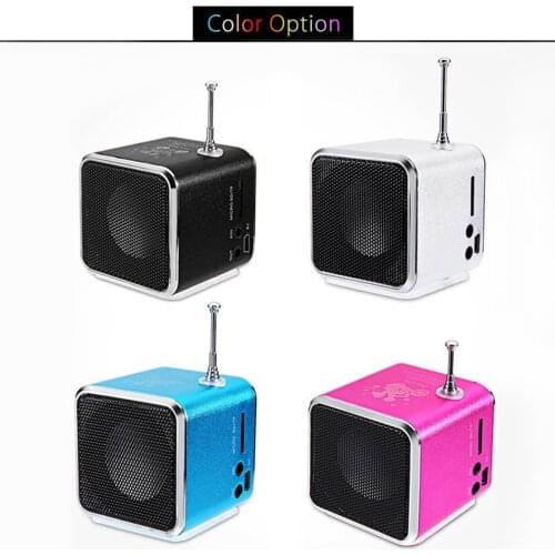 Mini Digital Portable Radio Fm Mini Radio Internet Fm Radio speaker USB SD Card Player For Mobile Phone Pc Music Player Radv26