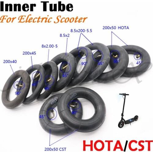 CST HOTA 10 Inch Inner Tube for Electric Scooter Balancing Car 200x40 200x45 200x50 8x2.00-5 8.5x2 8.5x2.00-5.5 Rubber Tire Tyre