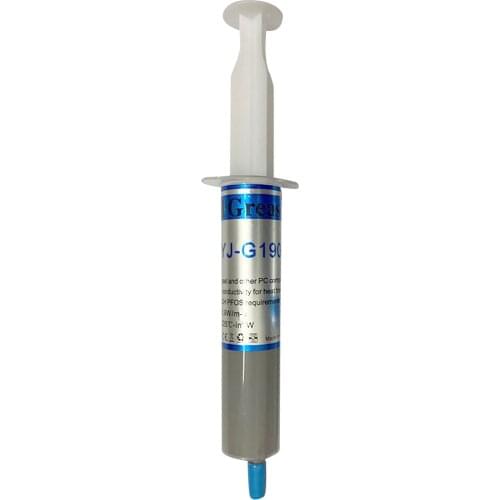 Hot Syringe Thermal Grease for CPU Heat Sink Paste Conductive Compound 30g Syringe Thermal Grease ABS Material