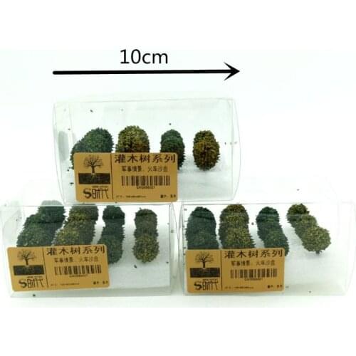 Shrub Vegetation Military Simulation Scene Sand Table Landscape Tree Model Mater P31B