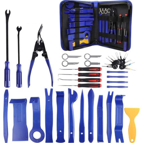 Car Installer Tool Kit Remover Set Hand Tool Kit Pry Remover Car Disassembly Tool Panel Door Remover Pry Kit Car Repair Tool