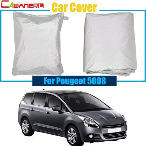 Cawanerl Outdoor Car Cover UV Anti Rain Sun Snow Preventing Protector Cover Dustproof For Peugeot 5008