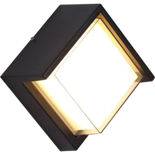 Outdoor led wall lamp waterproof indoor modern minimalist villa garden lights aisle balcony walls lamps Bedroom Sconce Nordic
