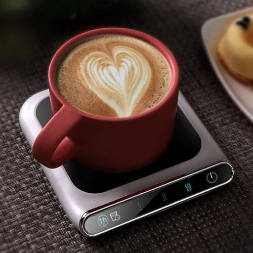 New Potable USB Coffee Mug Cup Warmer for Office Desk Use Home Office Smart Electric Beverage Warmer with 3 Temperature Settings