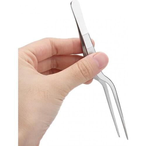 Plating Tweezer BBQ Clip Barbecue Tongs Serving Presentation Stainless Steel Seafood Tool Kitchen Chef Supplies Accessories