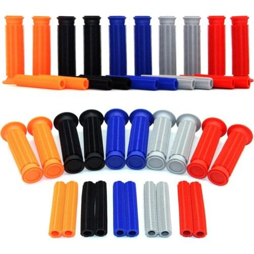 Rubber 7/8''22mm Motorcycle Handlebar Hand Grips For BMW Honda Yamaha Kawasaki Suzuki Scooter Offroad