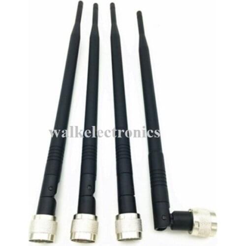 Rotatable 295mm length 7.0dBi high gain N male 4g lte antenna N male swivel GSM 3g 4G LTE stubby antenna