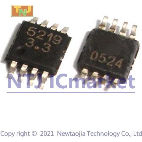 10 PCS MIC5219-3.3BMM MSOP-8 MIC5219 5219 3.3 500mA-Peak Output LDO Regulator