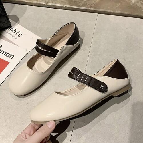 2020 Spring Designer Women Casual Buckle Shoes Loafers Flats Shoe Slip on Boat Shoes Female Shoe Comfortable Ballet Flats U19-21