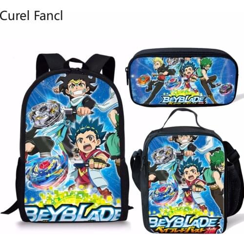 2021 New Fashion Game 3Pcs Set Print Man Large Backpack Orthopedic Schoolbags Burst Game School Bag Curel Fancl