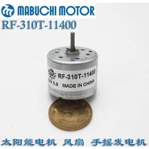 6V Micro DC Motor Rf-310t Small Fan DIY Hand Generator Silent High Speed Solar Small Motor