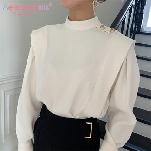 Aelegantmis Button Down Blouses