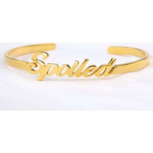 Custom Name Bracelet Personalized Stainless Steel Nameplate Bracelets DIY Baby Accessories Charm Family Jewelry For Women Men