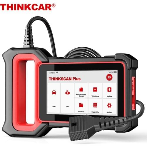 THINKCAR Thinkscan Plus S2 OBDII Car Diagnostic Tools 28 Resets Function ABS ECM SRS System DPF SAS TPMS Oil Reset Auto Scanner