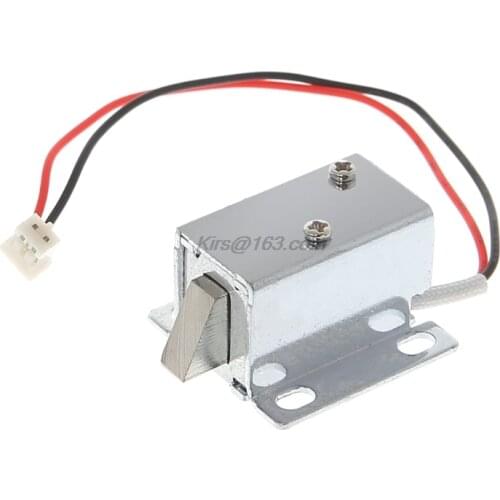 Electronic Lock Catch Door Gate 12V 0.4A Release Assembly Solenoid Access Control