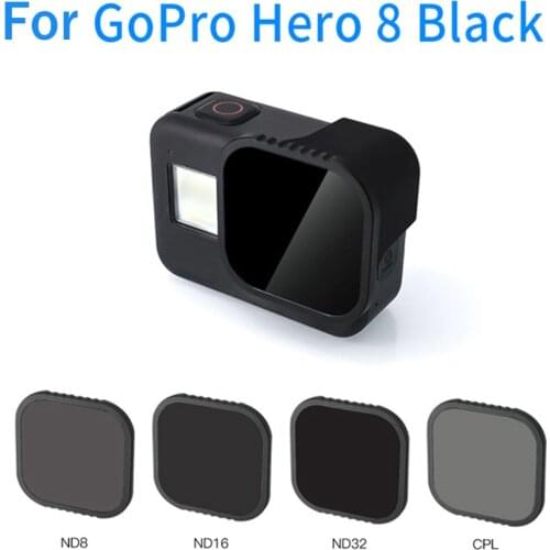 CPL ND8 ND16 ND32 Camera Lens Filter for GOPRO Hero 8 Black Action Camera Accessories Optical Glass Filters